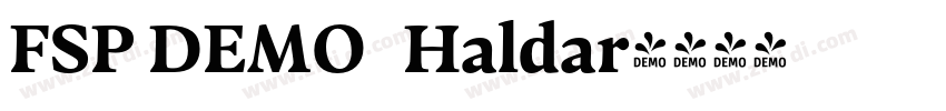 FSP DEMO   Haldar字体转换